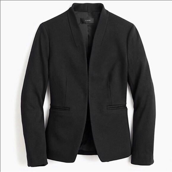 J. Crew Black Going Out Blazer - size 2 - Picture 1 of 7